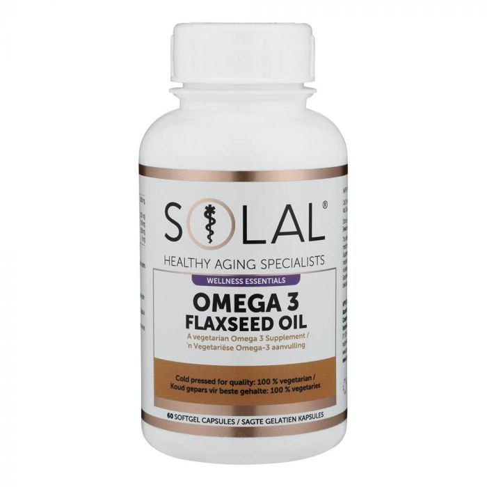 SOLAL FLAXSEED OIL OMEGA 3 CAPSULES (60 CAPSULES)