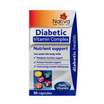 NATIVA DIABETIC VITAMIN COMPLEX CAPSULES (30 CAPSULES)