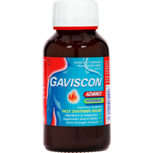 GAVISCON ADVANCE PEPPERMINT LIQUID